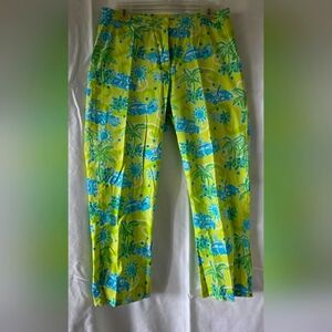 Lilly Pulitzer White/Blk Label Sz 10 Cropped(i.e.tall are You?)) $40